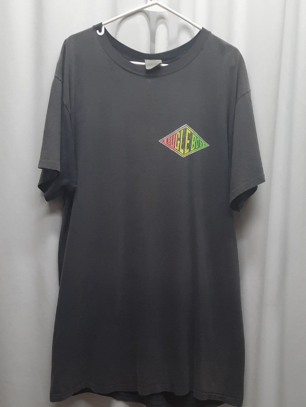 Vintage 90s Bugle Boy Swimwear T-Shirt Cover-up Single Stitch Beach Volleyball
